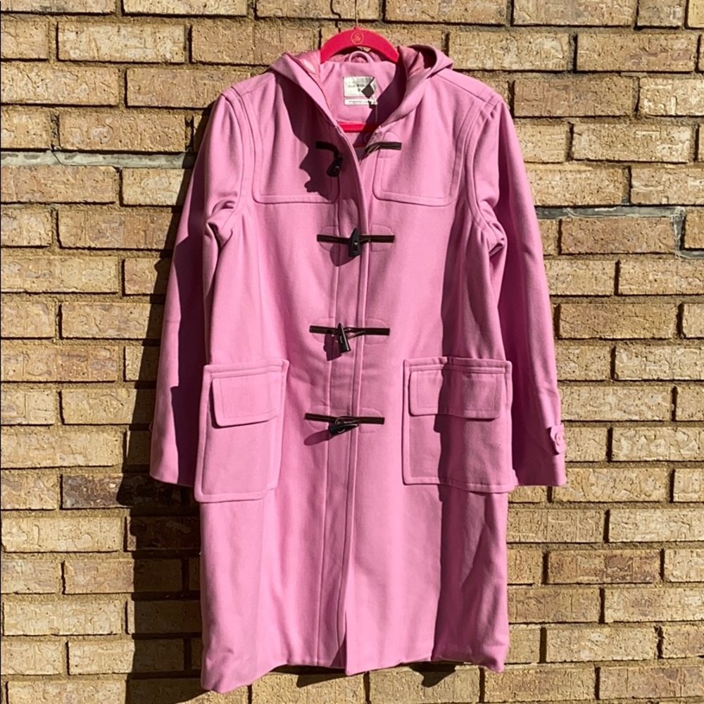 NWT ISAAC MIZRAHI FOR TARGET PINK DUFFLE COAT
